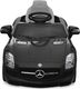 vidaXL Samochód elektryczny dla dzieci Czarny Mercedes Benz SLS 6 V z pilotem 2