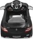 vidaXL Samochód elektryczny dla dzieci Czarny Mercedes Benz SLS 6 V z pilotem 4