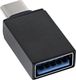Adapter USB InLine USB-C - USB Czarny  (35805) 1