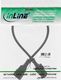 Kabel zasilający InLine Kabel zasilający 3 pin IEC C13 do C14 męski na żeński czarny 0.3 m 2