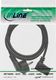 Kabel zasilający InLine Kabel zasilający do komputera C13 kątowy czarny 0,3m (16752G) 2
