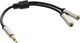 Kabel InLine Jack 3.5mm - Jack 3.5mm x2 0.15m srebrny (S-99250) 1
