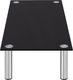 vidaXL Podstawka pod monitor/TV, 80 x 35 x 17 cm, szkło, czarny 3