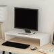 vidaXL Podstawka pod monitor z płyty wiórowej  60x23.5x12 cm biała (243661) 2