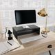 vidaXL Podstawka pod monitor czarna 42x24x13cm 1