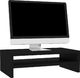 vidaXL Podstawka pod monitor czarna 42x24x13cm 2