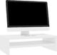vidaXL Podstawka pod monitor wysoki połysk biały 42x24x13 cm (800222) 2