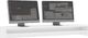 vidaXL Podstawka pod monitor wysoki połysk biała 100x24x13cm (800339) 2