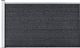 vidaXL Ogrodzenie ogrodowe WPC, 180x105 cm, szare 1