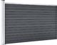 vidaXL Ogrodzenie ogrodowe WPC, 180x105 cm, szare 2