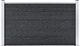 vidaXL Ogrodzenie ogrodowe WPC, 180x105 cm, szare 1