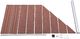 vidaXL Panel ogrodzeniowy WPC 90 x (100-180) cm, brązowy 2