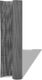 vidaXL Dwustronne ogrodzenie ogrodowe, PVC, 90x300 cm, szare 2