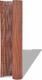 vidaXL Dwustronne ogrodzenie ogrodowe, PVC, 90x300 cm, brązowe 2