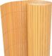vidaXL Dwustronne ogrodzenie ogrodowe, PVC, 90x300 cm, żółte 1