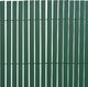 vidaXL Dwustronne ogrodzenie ogrodowe, PVC, 90x300 cm, zielone 3