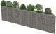 vidaXL ściana gabionowa z galwanizowanej stali, 450 x 30 x 100 cm (143571) 3
