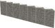 vidaXL ściana gabionowa z galwanizowanej stali, 450 x 30 x 100 cm (143571) 4