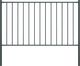 vidaXL Panel ogrodzeniowy ze słupkami, kryta proszkowo stal, 1,7x0,75m 1