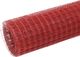 vidaXL Ogrodzenie z siatki, stal i PVC, 10x0,5 m, czerwone 2