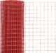vidaXL Ogrodzenie z siatki, stal i PVC, 10x0,5 m, czerwone 3