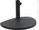 vidaXL Podstawa pod parasol ogrodowy, półokrągła, żywica, 9 kg, czarna 6