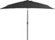 vidaXL Parasol ogrodowy na metalowym słupku, 300 x 200 cm, antracytowy 1