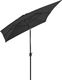 vidaXL Parasol ogrodowy na metalowym słupku, 300 x 200 cm, antracytowy 3