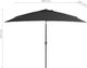 vidaXL Parasol ogrodowy na metalowym słupku, 300 x 200 cm, antracytowy 6