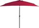 vidaXL Parasol ogrodowy na metalowym słupku, 300 x 200 cm, bordowy 1