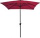 vidaXL Parasol ogrodowy na metalowym słupku, 300 x 200 cm, bordowy 2