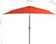 vidaXL Parasol ogrodowy na metalowym słupku, 300 x 200 cm, terakotowy 6