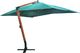 vidaXL Parasol ogrodowy podwieszany, 300x400 cm, zielony 1