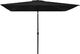 vidaXL Parasol ogrodowy na metalowym słupku, 300 x 200 cm, czarny 1