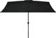 vidaXL Parasol ogrodowy na metalowym słupku, 300 x 200 cm, czarny 2