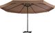 vidaXL Parasol ogrodowy z przenośną podstawą, taupe 3