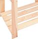 vidaXL Regały z 5 półkami, 2 szt., 80x38x170 cm, sosna FSC, 250 kg 7