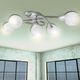 Lampa sufitowa vidaXL Lampa sufitowa ze szkła opalowego dla 5 żarówek E14 1