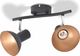 Lampa sufitowa vidaXL Lampa sufitowa na 2 żarówki E27, czarno-złota 1