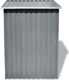 vidaXL Szopa ogrodowa metalowa szara 204x132x186 cm (42983) 4
