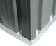 vidaXL Szopa ogrodowa metalowa szara 204x132x186 cm (42983) 6