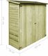 Szafa ogrodowa vidaXL 192x76x175 cm impregnowanego drewna FSC 45307 7