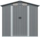 vidaXL Szopa ogrodowa stalowa antracytowa 204x132x186 cm (47028) 3