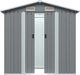 vidaXL Szopa ogrodowa stalowa antracytowa 204x132x186 cm (47028) 4