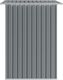 vidaXL Szopa ogrodowa stalowa antracytowa 204x132x186 cm (47028) 5