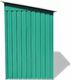 vidaXL Szopa ogrodowa metalowa zielona 190x124x181 cm (42908) 4