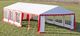 vidaXL Namiot imprezowy 10 x 5 m, czerwony 2