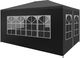 vidaXL Namiot imprezowy, 3 x 4 m, antracytowy 1