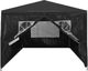 vidaXL Namiot imprezowy, 3 x 4 m, antracytowy 3