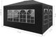 vidaXL Namiot imprezowy, 3 x 4 m, antracytowy 7